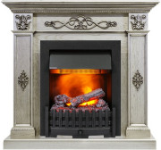 Каминокомплект Derby - Old silver с очагом Danville Black FB2 Каминокомплект Derby - Old silver с очагом Danville Black FB2