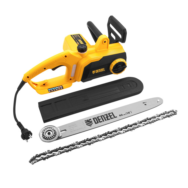 Пила цепная электрическая EDS-1800P, 1.8 кВт,поперечная, шина 40 см, шаг 3/8, паз 1.3 мм, 57 звеньев Denzel в Красноярске Пила цепная электрическая EDS-1800P, 1.8 кВт,поперечная, шина 40 см, шаг 3/8, паз 1.3 мм, 57 звеньев Denzel в Красноярске