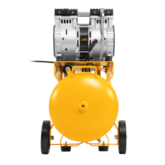 Компрессор безмасляный, малошумный DLS 2200/50, 2200 Вт, 2x1100, 50 л, 380 л/мин Denzel в Красноярске