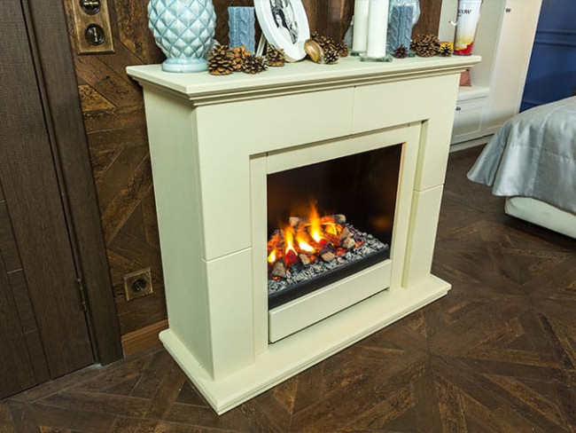 Каминокомплект Suite -  Алебастр с очагом Albany в Красноярске