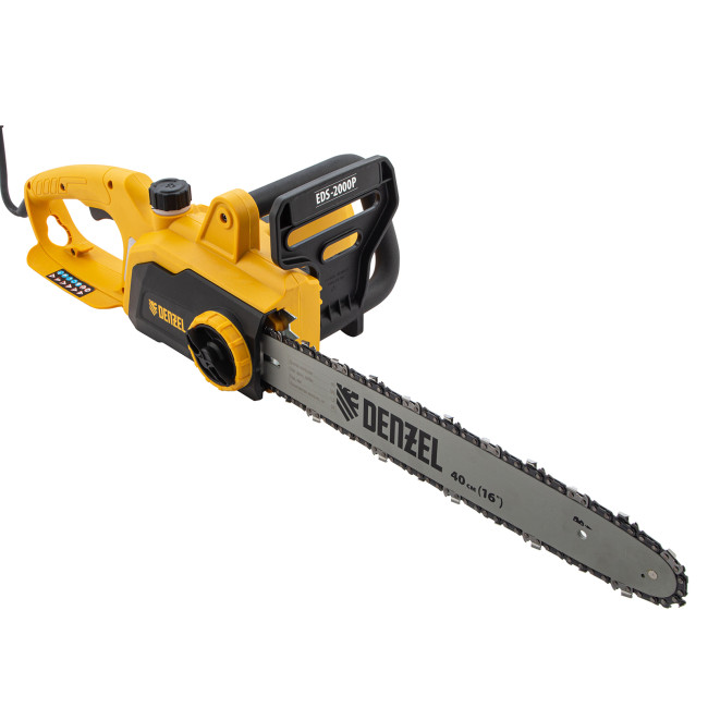 Пила цепная электрическая EDS-2000P, 2 кВт,поперечная, шина 40 см, шаг 3/8, паз 1.3 мм, 57 звеньев Denzel в Красноярске Пила цепная электрическая EDS-2000P, 2 кВт,поперечная, шина 40 см, шаг 3/8, паз 1.3 мм, 57 звеньев Denzel в Красноярске
