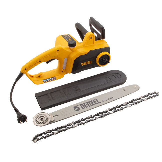 Пила цепная электрическая EDS-2000P, 2 кВт,поперечная, шина 40 см, шаг 3/8, паз 1.3 мм, 57 звеньев Denzel в Красноярске Пила цепная электрическая EDS-2000P, 2 кВт,поперечная, шина 40 см, шаг 3/8, паз 1.3 мм, 57 звеньев Denzel в Красноярске