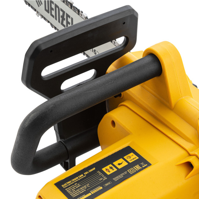 Пила цепная электрическая EDS-2000P, 2 кВт,поперечная, шина 40 см, шаг 3/8, паз 1.3 мм, 57 звеньев Denzel в Красноярске Пила цепная электрическая EDS-2000P, 2 кВт,поперечная, шина 40 см, шаг 3/8, паз 1.3 мм, 57 звеньев Denzel в Красноярске