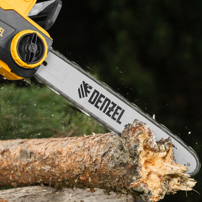 Пила цепная электрическая EDS-2000P, 2 кВт,поперечная, шина 40 см, шаг 3/8, паз 1.3 мм, 57 звеньев Denzel в Красноярске Пила цепная электрическая EDS-2000P, 2 кВт,поперечная, шина 40 см, шаг 3/8, паз 1.3 мм, 57 звеньев Denzel в Красноярске