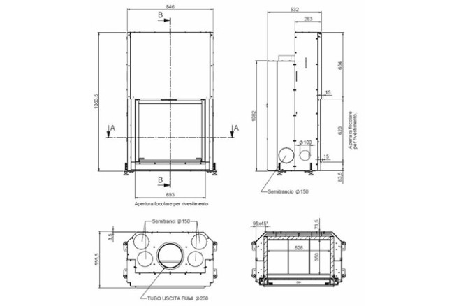 MCZ Forma 75 прямое стекло в Красноярске