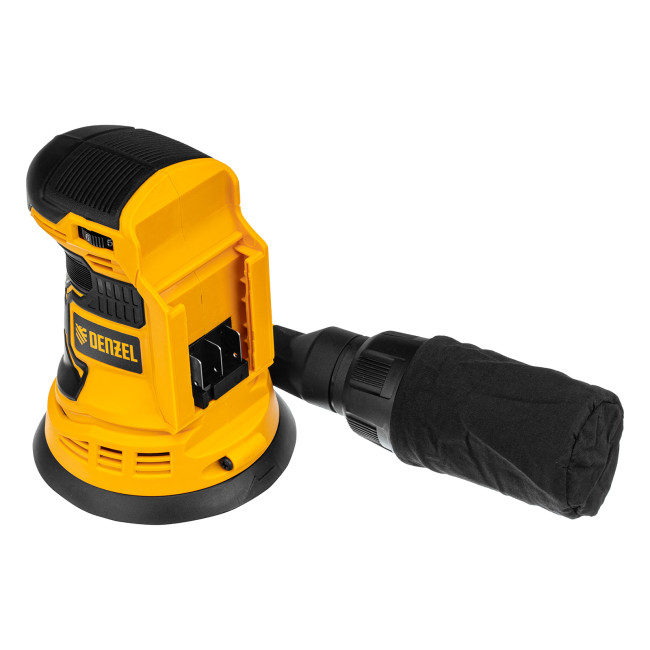 Машина шлифовальная эксцентриковая аккумуляторная COS-125-0, 18В Li-Ion Denzel в Красноярске Машина шлифовальная эксцентриковая аккумуляторная COS-125-0, 18В Li-Ion Denzel в Красноярске