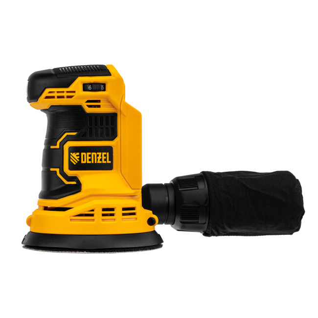 Машина шлифовальная эксцентриковая аккумуляторная COS-125-0, 18В Li-Ion Denzel в Красноярске Машина шлифовальная эксцентриковая аккумуляторная COS-125-0, 18В Li-Ion Denzel в Красноярске