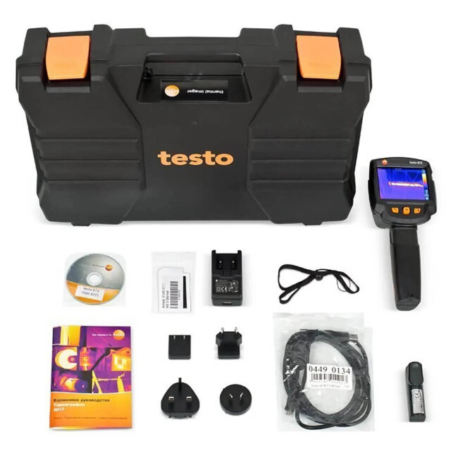Тепловизор Testo 872 и смарт-зонд термогигрометра Testo 605i в Красноярске