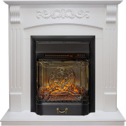 Каминокомплект Sorrento угловой - Белый дуб с очагом Majestic FX M Black RC Каминокомплект Sorrento угловой - Белый дуб с очагом Majestic FX M Black RC