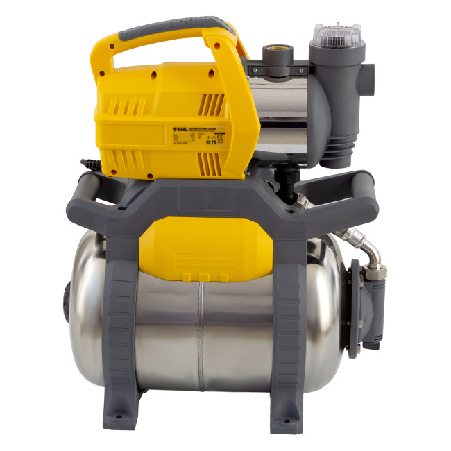 Насосная станция PSХ950X, Х-Pro, 950 Вт, 3300 л/ч, ресивер 24 л, подъем 38 м, нержавейка Denzel в Красноярске