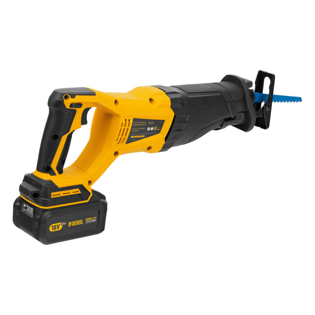 Пила сабельная аккумуляторная бесщет BRC-120,  18В Li-Ion Denzel в Красноярске