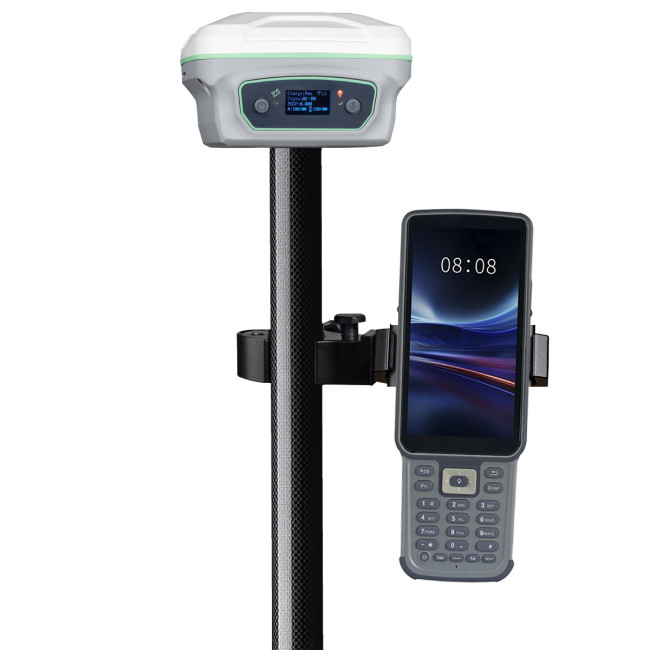 Комплект GNSS-приёмник RGK SR1 с контроллером RGK SC100 и вехой RGK GLS 24 в Красноярске