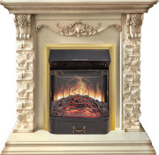 Каминокомплект Adriana - Cлоновая кость с очагом Majestic FX M Brass Каминокомплект Adriana - Cлоновая кость с очагом Majestic FX M Brass