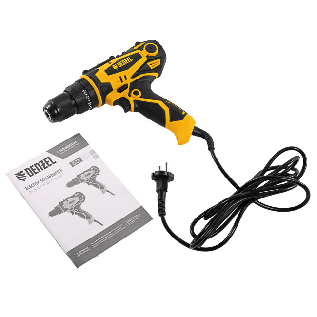 Дрель-шуруповерт сетевая ударная ISD-300-13 Denzel в Красноярске