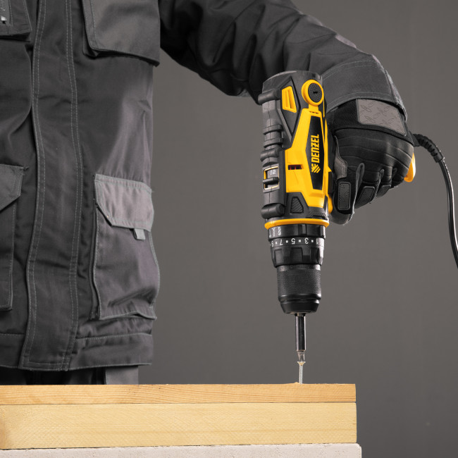 Дрель-шуруповерт сетевая ударная ISD-300-13 Denzel в Красноярске