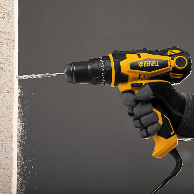 Дрель-шуруповерт сетевая ударная ISD-300-13 Denzel в Красноярске