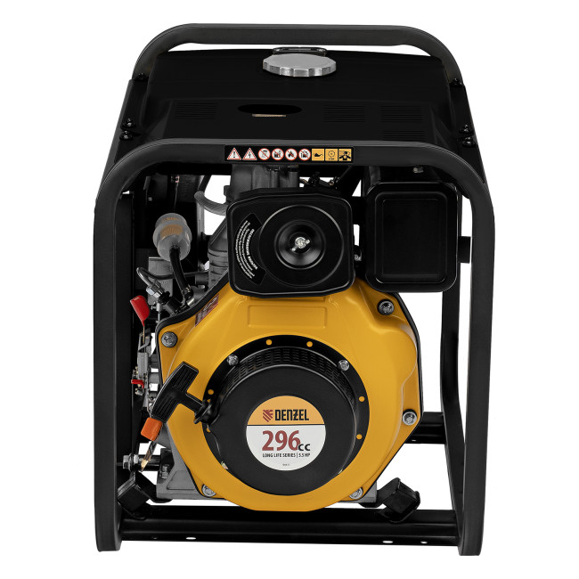 Генератор дизельный DES-32, 3,2 кВт, 230 В, 11 л, ручной стартер Denzel в Красноярске