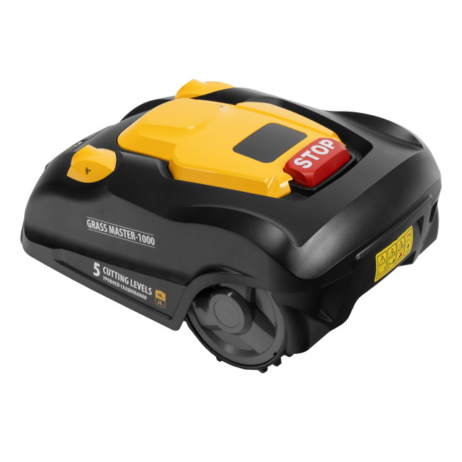 Робот-газонокосилка Grass Master 1000 1000м², 3Ач, 28V, LCD дисплей, Wi-Fi Denzel в Красноярске Робот-газонокосилка Grass Master 1000 1000м², 3Ач, 28V, LCD дисплей, Wi-Fi Denzel в Красноярске