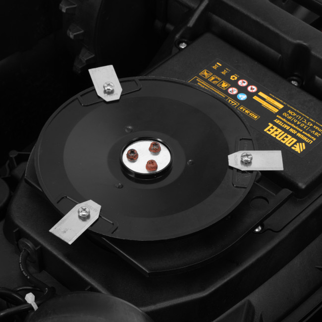 Робот-газонокосилка Grass Master 1000 1000м², 3Ач, 28V, LCD дисплей, Wi-Fi Denzel в Красноярске Робот-газонокосилка Grass Master 1000 1000м², 3Ач, 28V, LCD дисплей, Wi-Fi Denzel в Красноярске