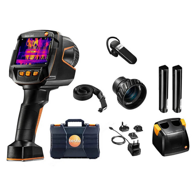 Тепловизор Testo 883 с 2 объективами и принадлежностями в Красноярске