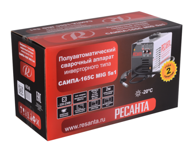 Сварочный полуавтомат Ресанта САИПА-165С (MIG/MAG) в Красноярске