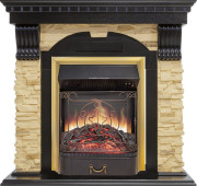 Каминокомплект Dublin - Венге / Сланец с очагом Majestic FX M Brass Каминокомплект Dublin - Венге / Сланец с очагом Majestic FX M Brass