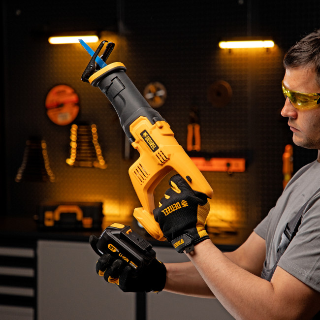 Пила сабельная аккумуляторная CRC-115, 18В Li-Ion Denzel в Красноярске