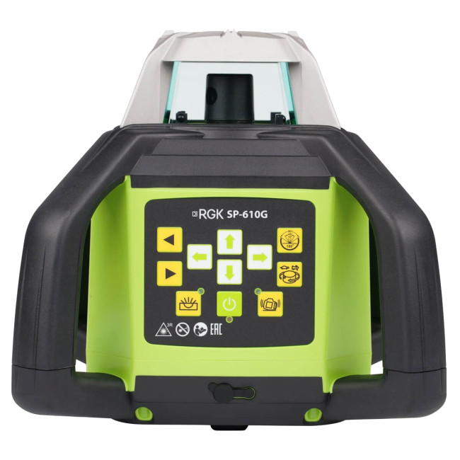 Комплект: ротационный нивелир RGK SP-610G + элевационный штатив RGK SH-170 + рейка RGK LR-2 + дальномер RGK DL100G в Красноярске