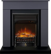 Каминокомплект Bergen (Разборный) - Серый графит (Ширина 900 мм) с очагом Fobos FX M Black RC