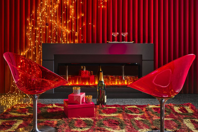 Каминокомплект Lindos - Алебастр с очагом Albany в Красноярске