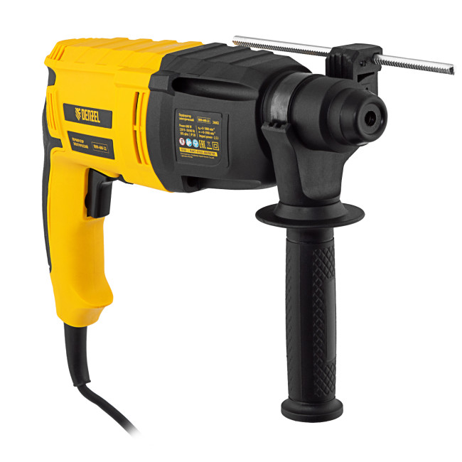 Перфоратор электрический RHH-600-22, SDS-plus, 600 Вт, 2,5 Дж, 2 реж. Denzel в Красноярске