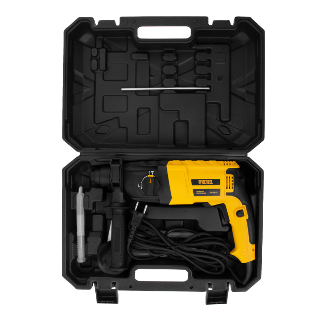 Перфоратор электрический RHH-600-22, SDS-plus, 600 Вт, 2,5 Дж, 2 реж. Denzel в Красноярске
