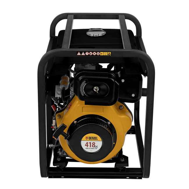 Генератор дизельный DES-55, 5,5 кВт, 230 В, 11 л, ручной стартер Denzel в Красноярске