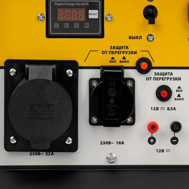 Генератор дизельный DES-55, 5,5 кВт, 230 В, 11 л, ручной стартер Denzel в Красноярске