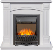 Каминокомплект Boston - Белый (Высота 925см) с очагом Aspen Black Каминокомплект Boston - Белый (Высота 925см) с очагом Aspen Black