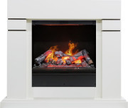 Каминокомплект Lindos - Алебастр с очагом Engine 56-600 LL