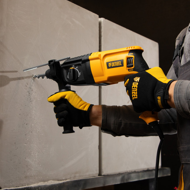 Перфоратор электрический RHH-800-26, SDS-plus, 800 Вт, 3 Дж, 3 плюс 1 реж. Denzel в Красноярске