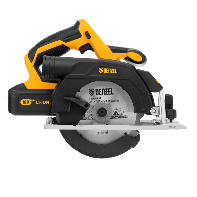 Пила циркулярная аккумуляторная бесщет. CCS-165, 18В Li-Ion Denzel в Красноярске Пила циркулярная аккумуляторная бесщет. CCS-165, 18В Li-Ion Denzel в Красноярске