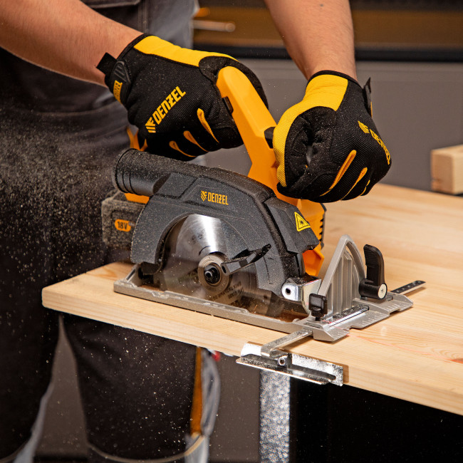 Пила циркулярная аккумуляторная бесщет. CCS-165, 18В Li-Ion Denzel в Красноярске Пила циркулярная аккумуляторная бесщет. CCS-165, 18В Li-Ion Denzel в Красноярске