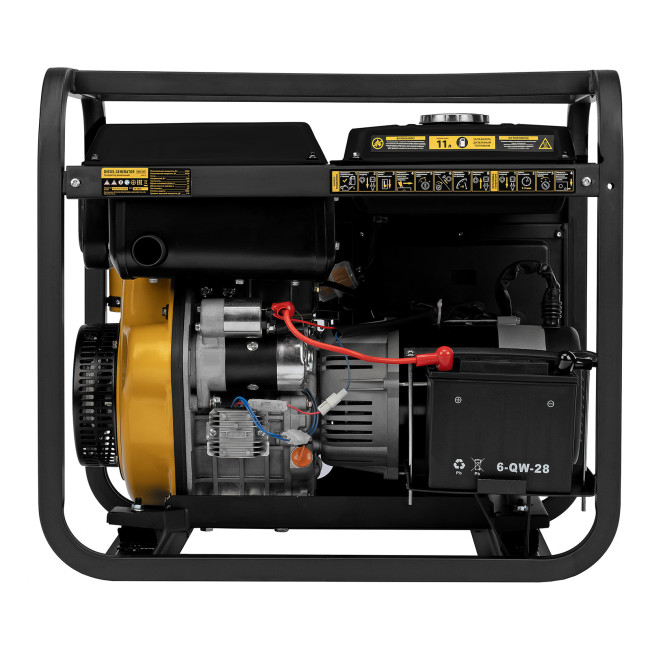 Генератор дизельный DES-55E, 5,5 кВт, 230 В, 11 л, электростартер Denzel в Красноярске