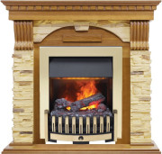 Каминокомплект Dublin -  Дуб / Сланец с очагом Danville Brass FB2