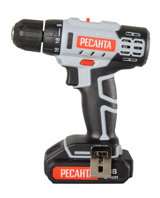 Дрель-шуруповерт аккумуляторная Ресанта ДА-50Л2-18А в Красноярске