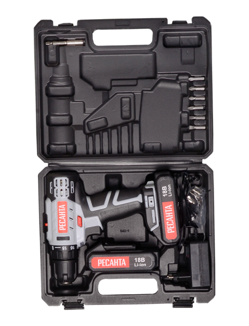 Дрель-шуруповерт аккумуляторная Ресанта ДА-50Л2-18А в Красноярске