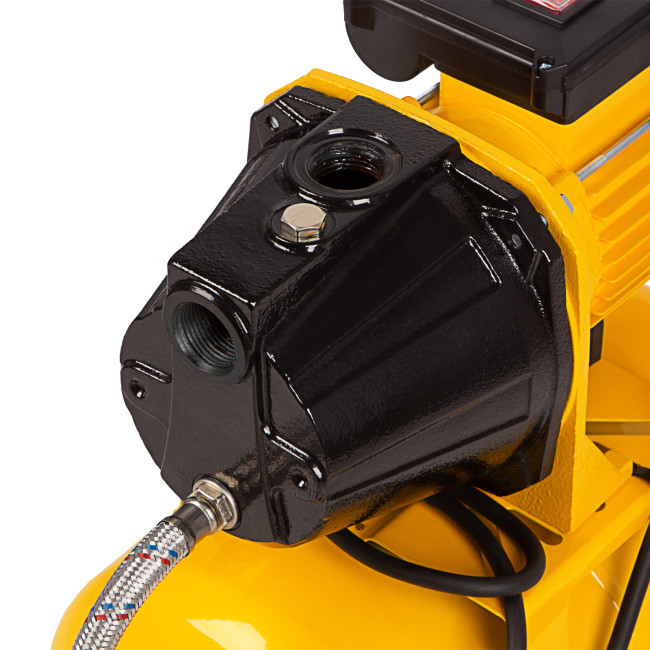 Насосная станция PS1100С, 1100 Вт, 4500 л/ч, ресивер 24 л, подъем 46 м, чугун Denzel в Красноярске