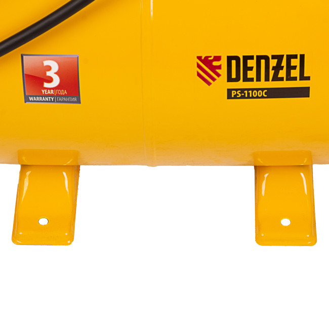 Насосная станция PS1100С, 1100 Вт, 4500 л/ч, ресивер 24 л, подъем 46 м, чугун Denzel в Красноярске