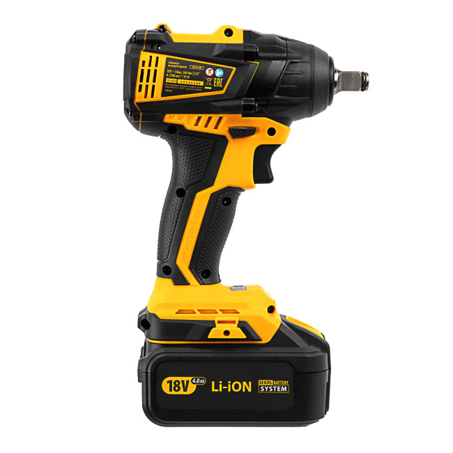 Гайковерт ударный аккумуляторный бесщет CIW-IB-300, Li-ion, 18В, 300Нм Denzel в Красноярске