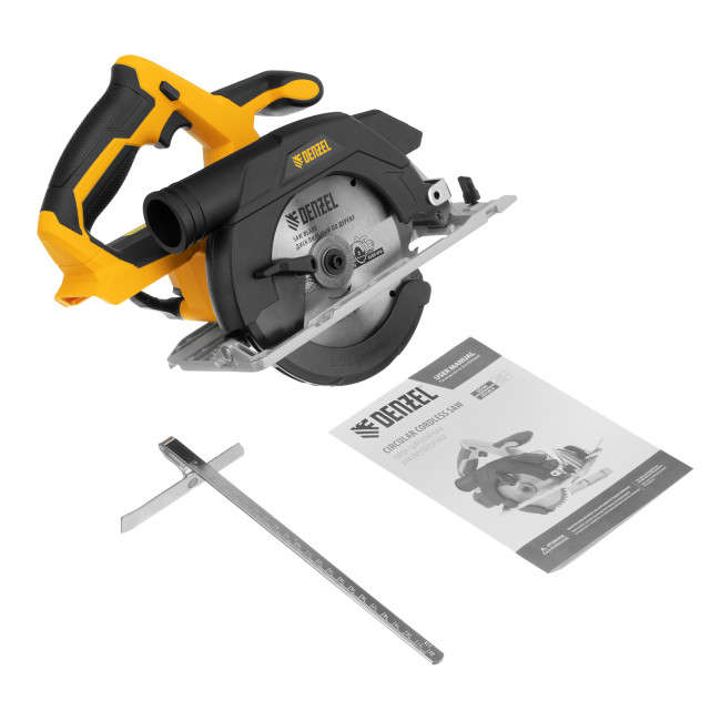 Пила циркулярная аккумуляторная бесщет. CCS-165-0, 18В Li-Ion Denzel в Красноярске Пила циркулярная аккумуляторная бесщет. CCS-165-0, 18В Li-Ion Denzel в Красноярске