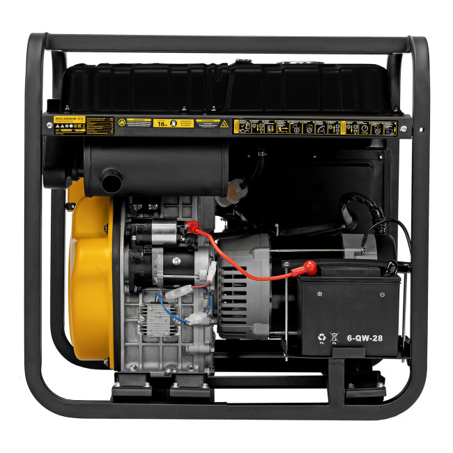 Генератор дизельный DES-85E, 8,5 кВт, 230 В, 16 л, электростартер Denzel в Красноярске