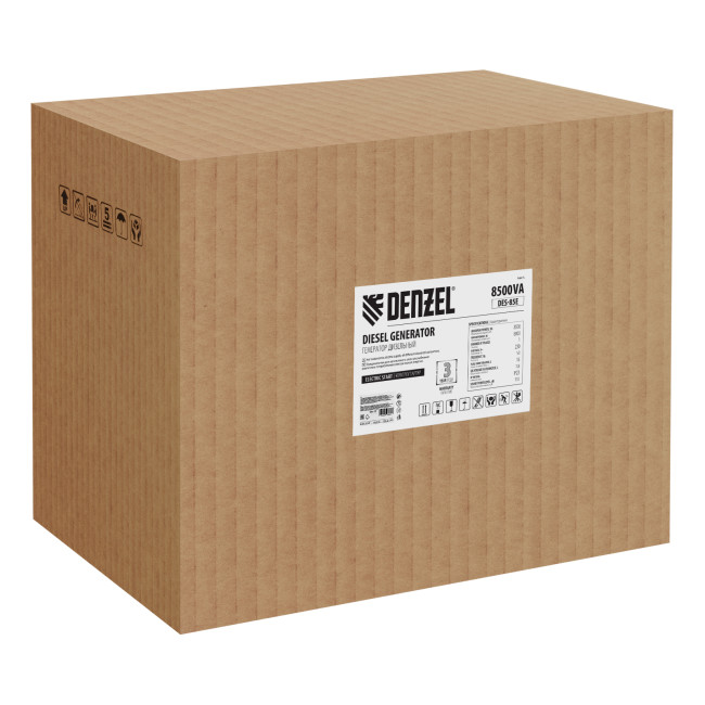 Генератор дизельный DES-85E, 8,5 кВт, 230 В, 16 л, электростартер Denzel в Красноярске