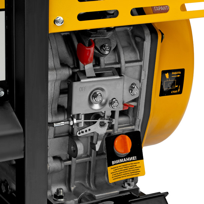 Генератор дизельный DES-85E, 8,5 кВт, 230 В, 16 л, электростартер Denzel в Красноярске